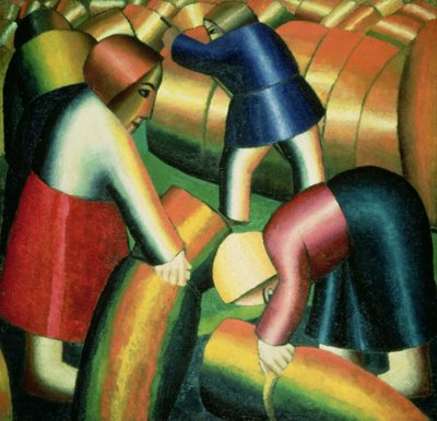 Taking in the Rye, 1912 by Kazimir Severinovich Malevich